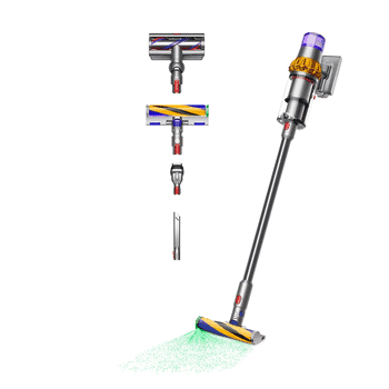 img_69c97d7db172b.png DYSON Akku-Hand-und Stielstaubsauger Dyson V15 Detect Absolute Nickel/Gelb, 660 W, 240 Airwatt Saugkraft, Stauberkennungssensor - Image 1
