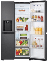 LG Side-by-Side GSLC41EPPE, 179 cm hoch, 91,3 cm breit, Total No Frost, LINEARCooling, Multi-Airflow, Integrierter Wassertank - Image 5