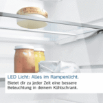 BOSCH Kühl-/Gefrierkombination Serie 4 KGN39OCAF, 203 cm hoch, 60 cm breit, Green Collection: produziert mit CO₂ reduzierten Materialien - Image 3