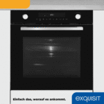exquisit Einbau-Mikrowelle, Mikrowelle, Mikrowelle + Grill, Mikrowelle + Heißluft, Grill, Auftau-Programm, Mikrowelle + Grill + Umluft, Grill + Umluft, 72,00 l, Timer, Kindersicherung, 5 Leistungsstufen, Kombinationsgerät - Image 3