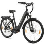 TTGO E-Bike Cityrad ZZ-28ST 28’’ E-Cityrad Alu-Tiefrahmen mit Mittelmotor und Gepäckträger, 9 Gang SHIMANO ALTUS, Kettenschaltung, Mittelmotor, 720 Wh, 36V 20AH Rahmen trägt 125 kg Abenteuer, Reichweite bis 150 km,Pedelec - Image 2