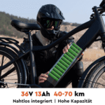 RCB E-Bike Pedelec G5 für Stadt und Gelände,27,5 Zoll Herren Elektrofahrrad,13Ah,40-70 km, 7 Gang, Kettenschaltung, Heckmotor, 468 Wh, APP, ebike Herren, Gepäckträger hinten - Image 2