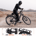 RCB E-Bike Pedelec G5 für Stadt und Gelände,27,5 Zoll Herren Elektrofahrrad,13Ah,40-70 km, 7 Gang, Kettenschaltung, Heckmotor, 468 Wh, APP, ebike Herren, Gepäckträger hinten - Image 3