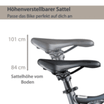 AGON E-Bike Mountainbike Alpha, 10 Gang Deore SGS T6000 Schaltwerk, Kettenschaltung, Heckmotor, 540 Wh, Pedelec, Elektrofahrrad für Damen u. Herren, MTB - Image 5