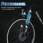 RCB E-Bike RK15, APP, 26 Zoll Pedelec, 10,4 Ah Lithium-Akku, Reichweite 30-50 km, 7 Gang, Kettenschaltung, 250W Heckmotor, 374,4 Wh - Image 4