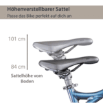 AGON E-Bike Mountainbike Alpha, 10 Gang Deore SGS T6000 Schaltwerk, Kettenschaltung, Heckmotor, 540 Wh, Pedelec, Elektrofahrrad für Damen u. Herren, MTB - Image 4