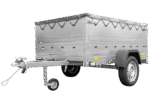 Anhänger kippbar Garden Trailer 201 KIPP mit zusätzlichen Bordwänden, Stützrad und Flachplane-Neu – [LTG_SITE_NAME] - Image 4