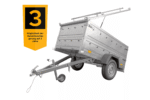 Anhänger mit Deckel Garden Trailer 200 KIPP 200×106 cm 750 kg-Neu - Image 2