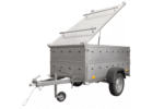 Anhänger mit Deckel Garden Trailer 200 KIPP 200×106 cm 750 kg-Neu - Image 3