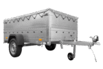 Faltbarer Pkw Anhänger Garden Trailer 230 KIPP mit zusätzlichen Bordwänden, Stützrad, Flachplane und Planenträgern]-Neu - Image 5