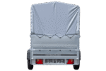 Führerschein B Anhänger Garden Trailer 230 KIPP mit Stützrad, zusätzlichen Bordwänden, Hochplane und Hochspriegel H800-Neu - Image 3