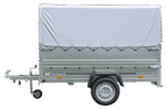 Führerschein B Anhänger Garden Trailer 230 KIPP mit Stützrad, zusätzlichen Bordwänden, Hochplane und Hochspriegel H800-Neu - Image 4