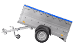 Kippbarer Pkw Anhänger Garden Trailer 200 KIPP mit zusätzlichen Bordwänden, Stützrad und Flachplane-Neu - Image 2