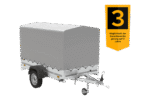PKW Anhänger 230×125 Garden Trailer 230 KIPP Unitrailer 750 kg mit Stützrad, 110 cm hoher Plane und Hochspriegel-Neu – [LTG_SITE_NAME] - Image 4