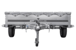PKW Anhänger 264×150 Unitrailer Garden 265 KIPP mit Flachplanenträger und grauer Plane-Neu – [LTG_SITE_NAME] - Image 3
